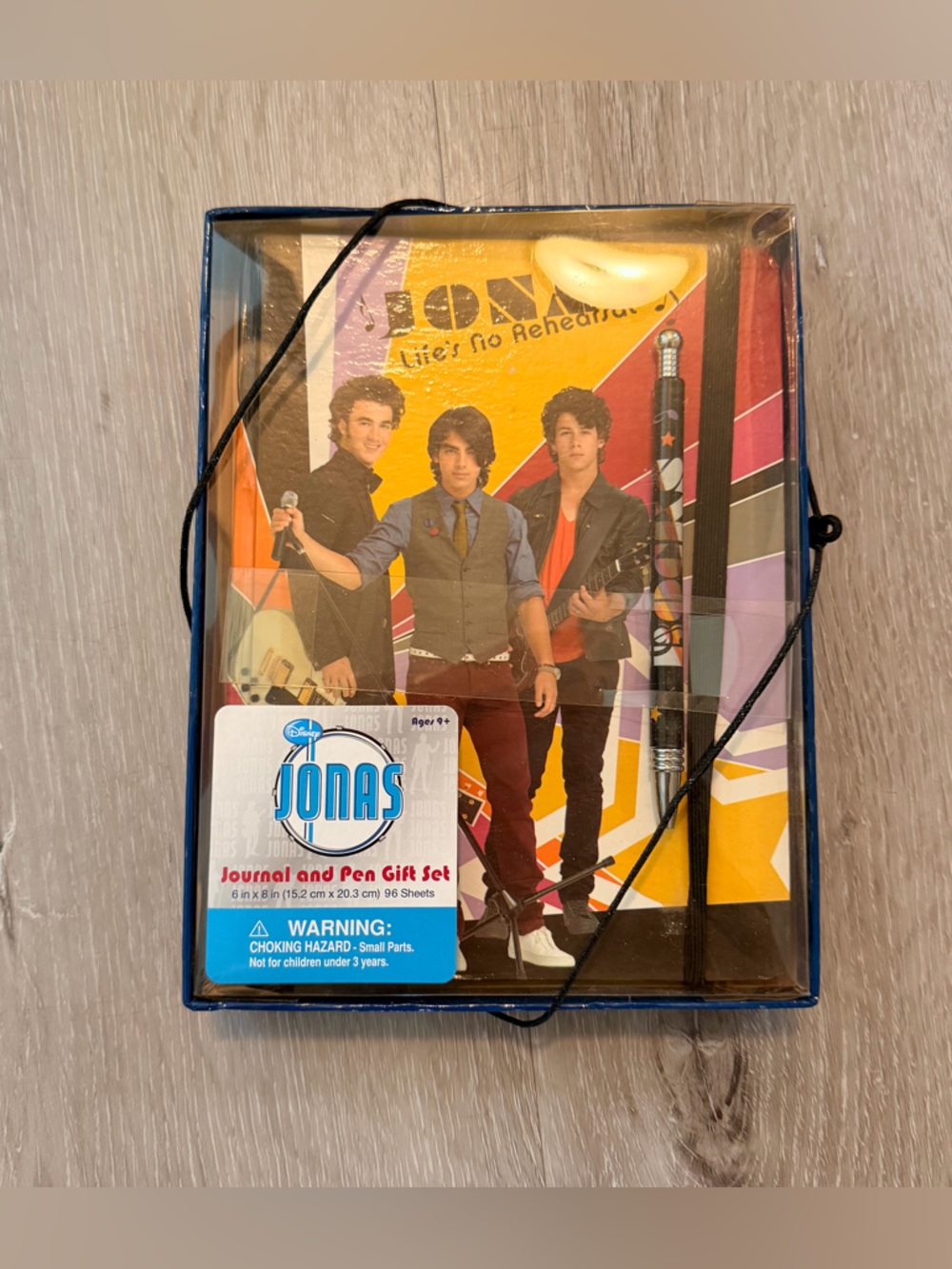 Rare Disney Jonas Brothers Journal and Pen Gift Set – New!
